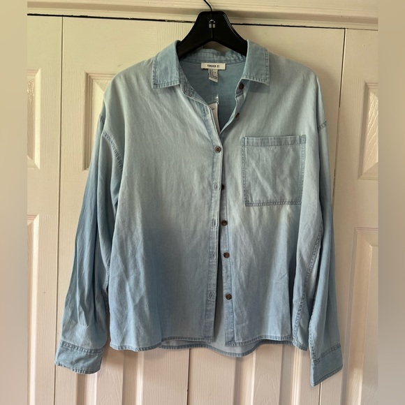Long sleeve denim shirt size S - Picture 1 of 4